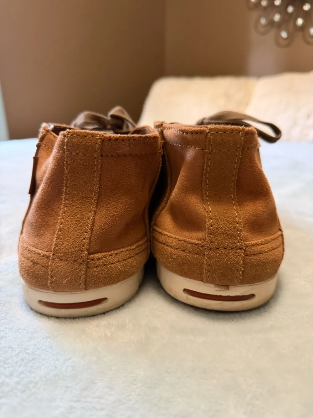 Crocs Men's Suede Leather Desert Chukka Boots Stretch Sole Comfort Size 13